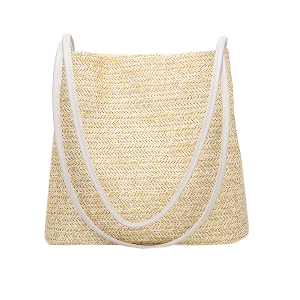 Модная сумка Для женщин Летний Стиль Один Льняная через плечо с ремешком в форме