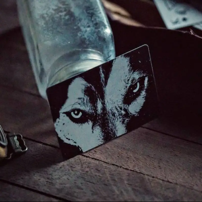 1 колода белая водка волка игральные карты от Ellusionist серия Запрещение волшебные