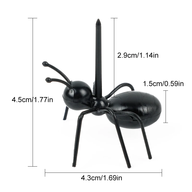 

12pcs/set Ant Fruit Forks ABS Reusable Cake Dessert Cherry Tomato Small Forks Creative Kids Gift Party Wedding Tableware