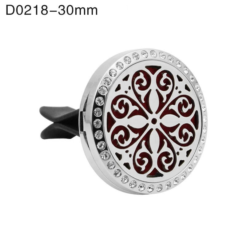 D0218-30MM Новинка, автомобильный освежитель воздуха, украшение, автомобильный Кондиционер, воздушный выход, духи, зажим с бриллиантами, складное Автомобильное устройство для ароматерапии - Название цвета: D0218-30MM