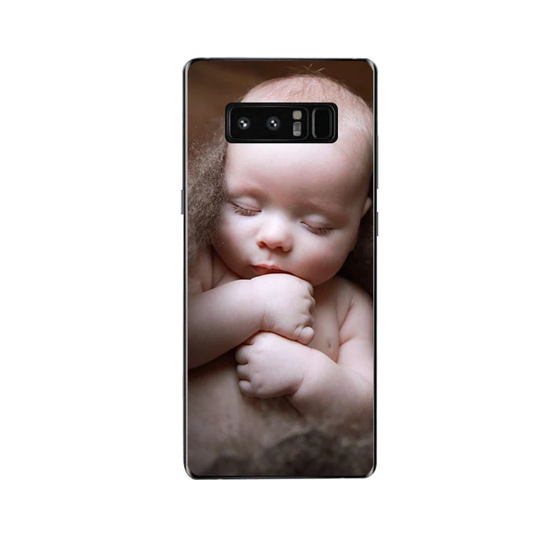 BAUQEE Baby Pattern Phone Case For Samsung Note 8 Cases iPhone X 7 6S Plus Soft TPU+PC Back Full Protector Cover |