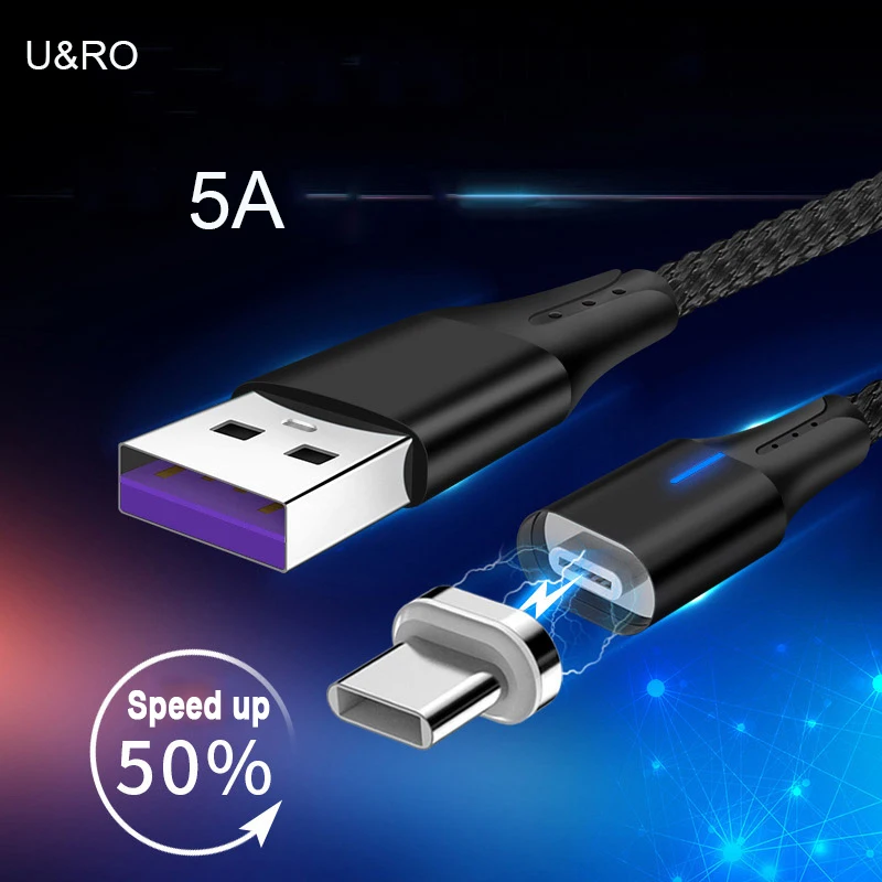 Магнитный Micro USB кабель для samsung Xiaomi huawei type C Быстрая зарядка магнит Зарядное