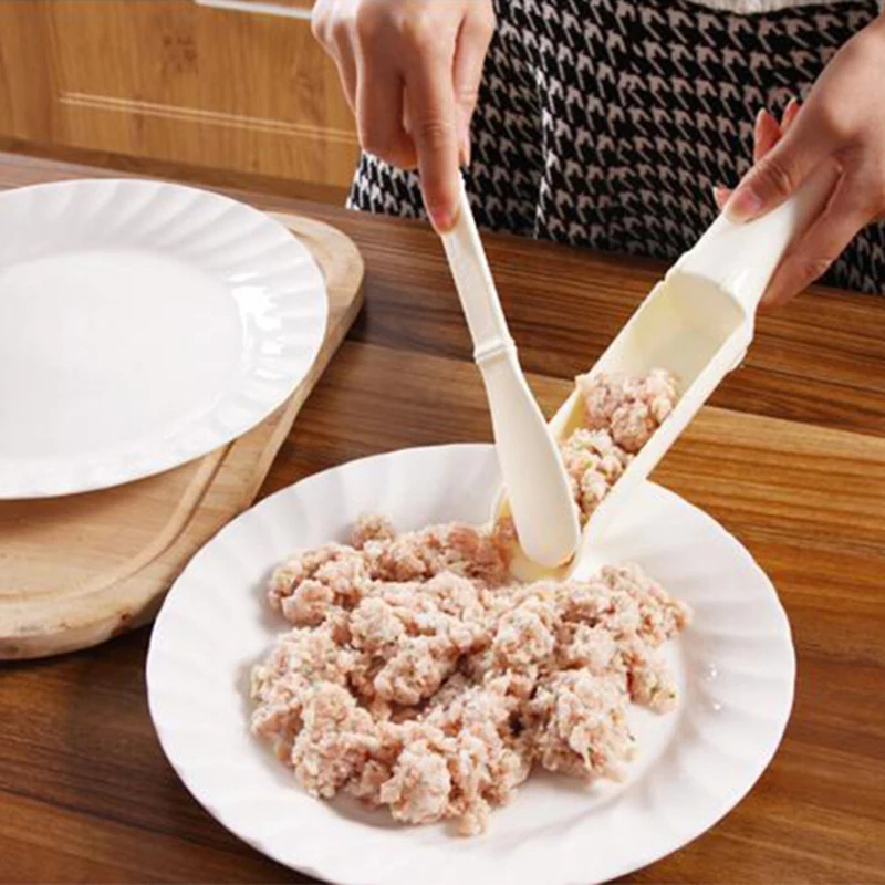 Transhome MeatBall производитель 2 шт./компл. пищевой пластик DIY Pattie форма для фрикаделек