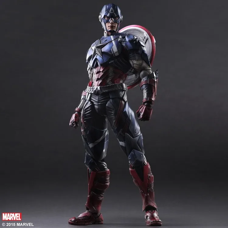 1/7 масштаб Коллекционная фигурка кукла Marvel Comics Капитан Америка Стивен 1" фигурки куклы пластмассовые игрушечные модели