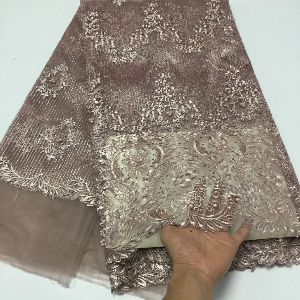 Роскошное французское кружево ткань 2018 Новый высокое качество ручной работы из