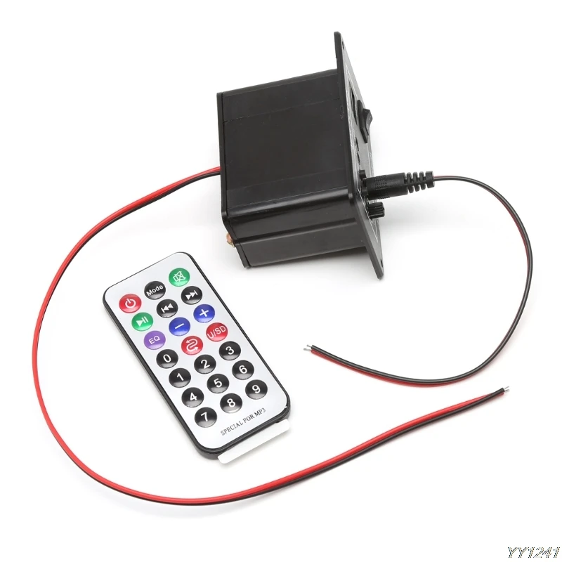 20 Вт Высокая мощность DC 12 В Bluetooth автомобильный сабвуфер Hi-Fi усилитель плата TF USB +