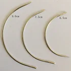 25 шт.пакет большого размера на каблуке 9 см с Форма изогнутые иглы парик, на крючках, косички, вентиляционного волос ткацкая игла