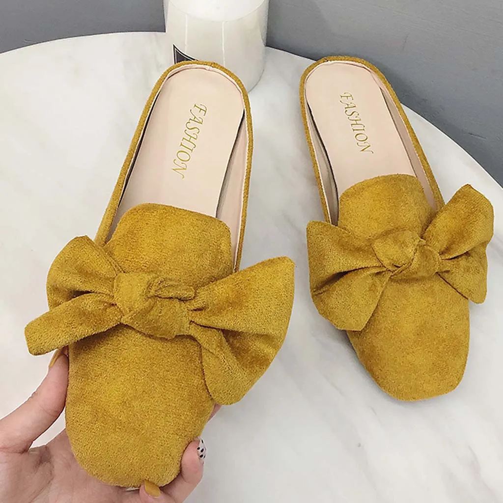 Сандалии SAGACE женские нескользящие модные босоножки с бантом пикантная обувь