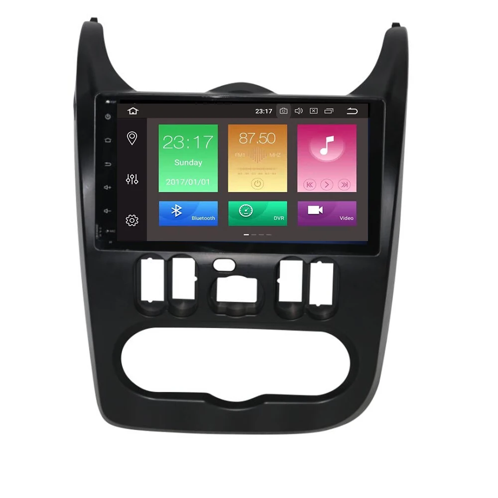 Автомагнитола 9 дюймов IPS Android 10 для Renault Duster Dacia Logan Sandero мультимедийный FM RDS GPS