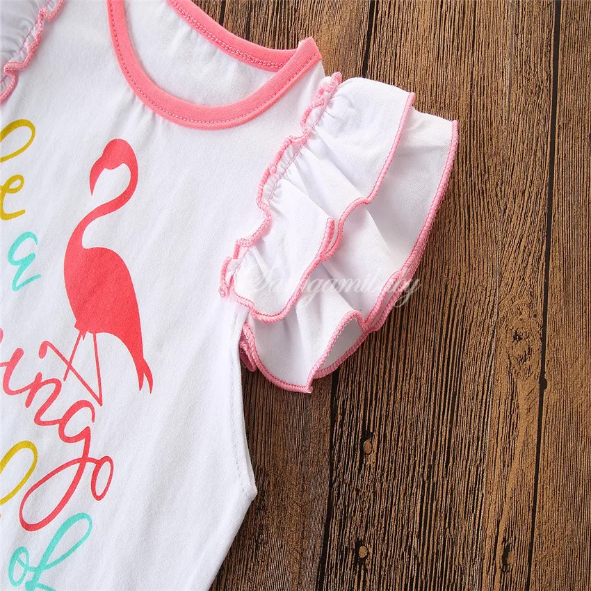 Girls Suit Summer 2018 White Sleeveless Top + Shorts Europe &amp America | Детская одежда и обувь