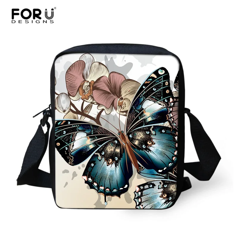FORUDESIGNS/3 шт./компл. школьная комплект с сумкой для девочек рюкзак пользовательские бабочка школьные сумки для подростков мальчиков студентов школьная сумка Back Mochila - Цвет: Z674E