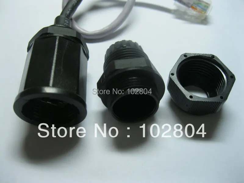 1 шт. в партии Ethernet LAN RJ45 M20 водонепроницаемый разъем с кабелем 20 см горячая