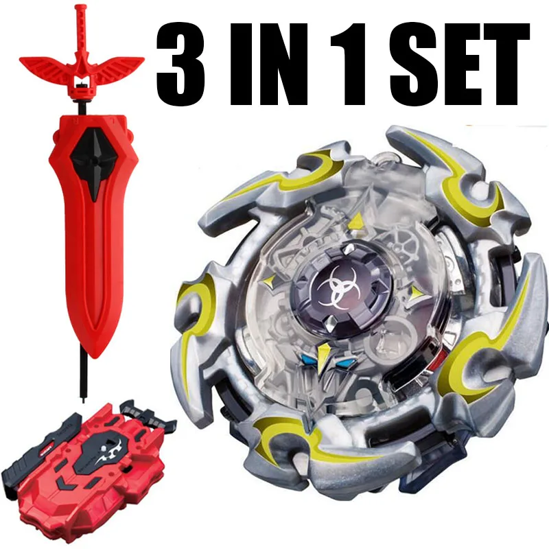 

B-X TOUPIE BURST BEYBLADE Spinning Top STARTER w/ Launcher B-82 W/ NEW Sword LR Launcher