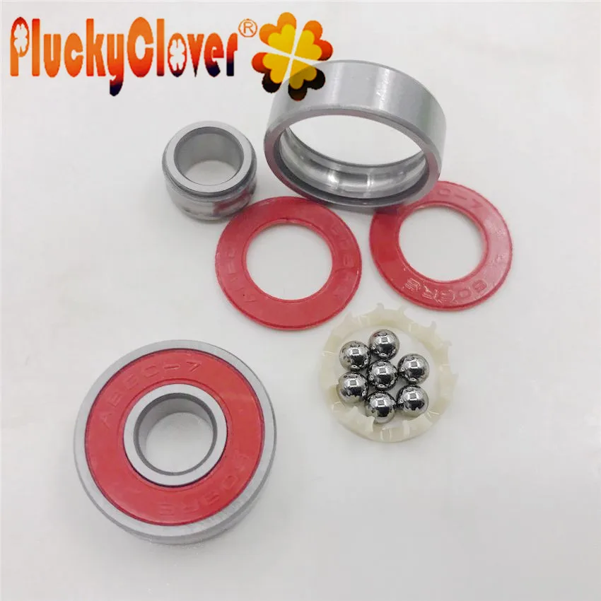 8/10 шт. шариковый подшипник ABEC7/9 608rs с 7 бусинами Chorme из стали роликовый для скутера