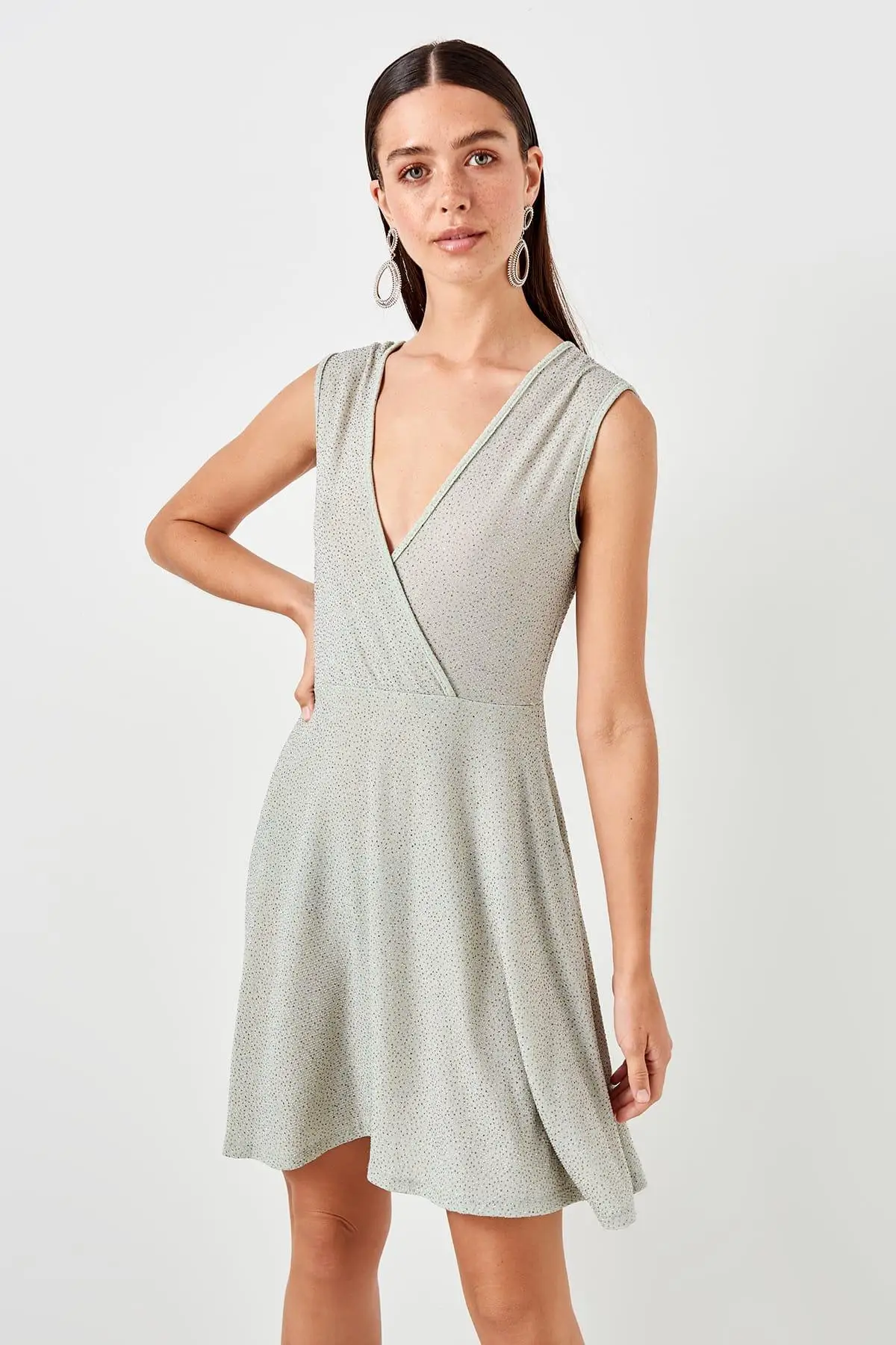 Trendyol Mint Beli платье-рубашка TPRSS19EL0026 | Женская одежда