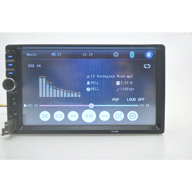 Автомагнитола стерео MP5 MP4 плеер Bluetooth Handfree AUXIN/FM/USB аудио Авто Видео рулевое колесо управление Сенсорный Экран Зеркало Ссылка