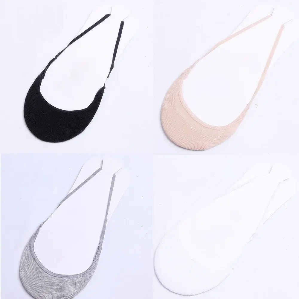 Женские носки с ремешком на пятке 1 пара невидимые без показа высоком каблуке для