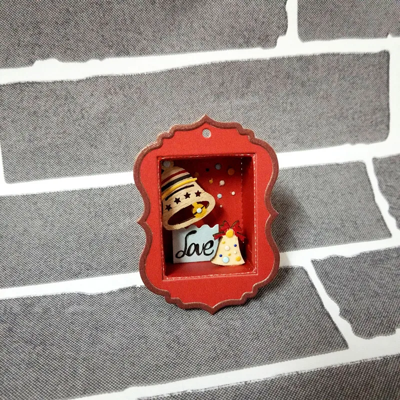 RLJLIVES 3D коробки с тенями металлические режущие штампы трафареты для DIY штамп для скрапбукинга/фотоальбом декоративное тиснение DIY бумажные карты