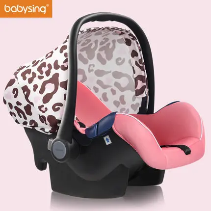 BABYSING для возраста от 0 до 12 месяцев handcarry безопасности корзина детское автокресло roacking стул люлька для новорожденных - Цвет: pink