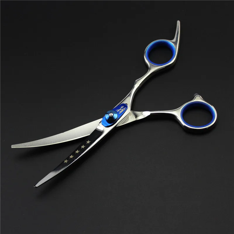 Профессиональные ножницы для груминга собак 4 шт./компл. 6 дюймов 2 изогнутых + 1