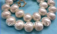ddhn93 stunning big 19mm baroque white south sea shell pearl necklace n discount a