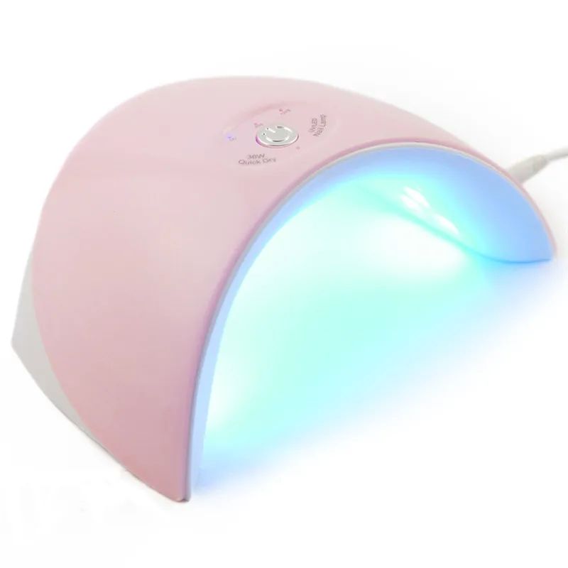 Without Sensor Pink 24 Вт УФ светодиодная Сушилка для ногтей для профессионального дизайна ногтей для домашнего использования сушилка для геля для ногтей высокое качество мини-лампа с USB - Цвет: Without Sensor Pink