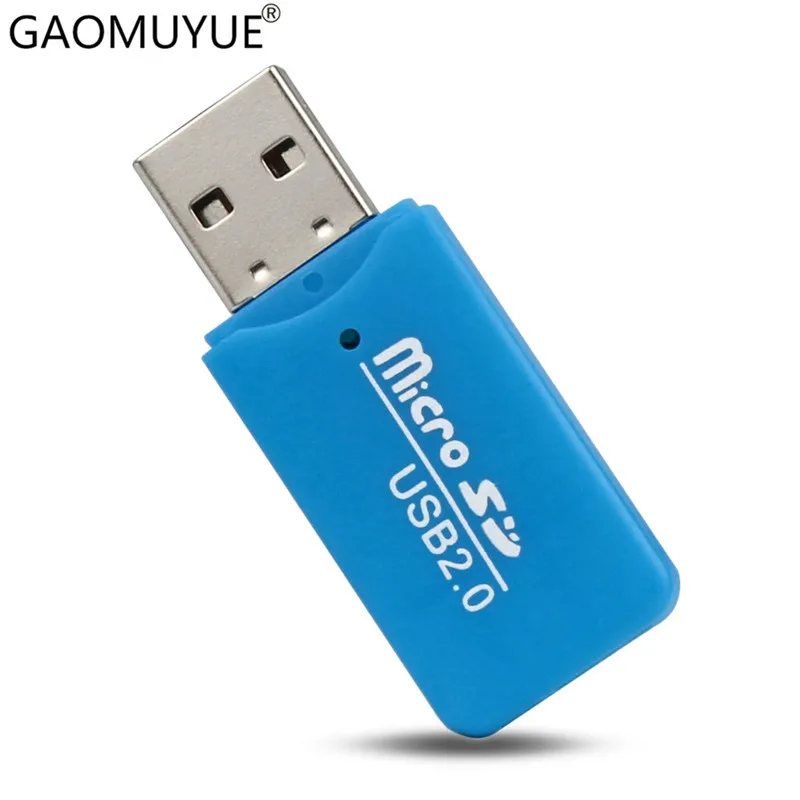 GAOMUYU Mini USB 2,0 кард-ридер для Microsd в кард-ридере s для tf-карт и sd-карт адаптер S3