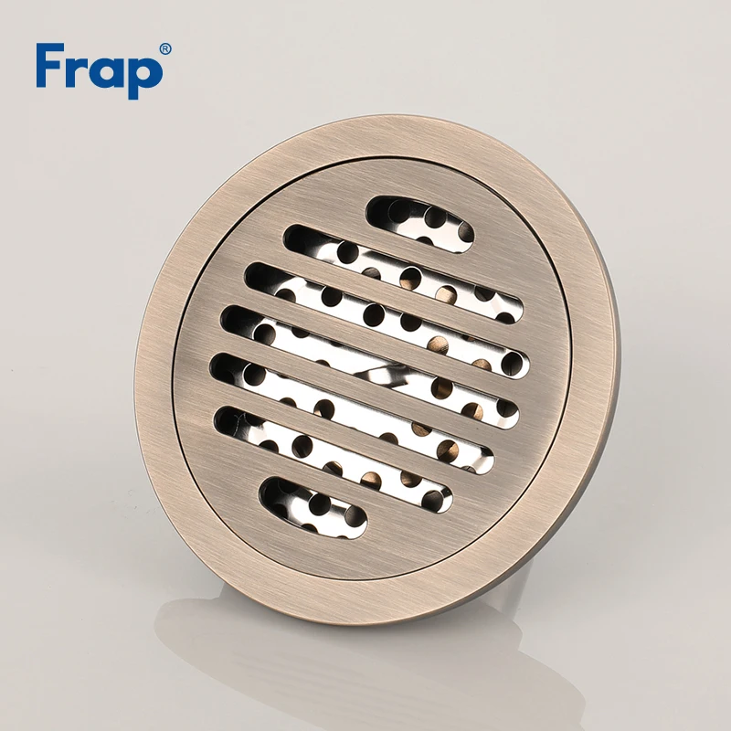 Frap Новое поступление анти-запах Ванна Душ слив Матовый круглый напольный душевой водоотводный сток отходов Решетка слив аксессуары для ванной комнаты Y38089