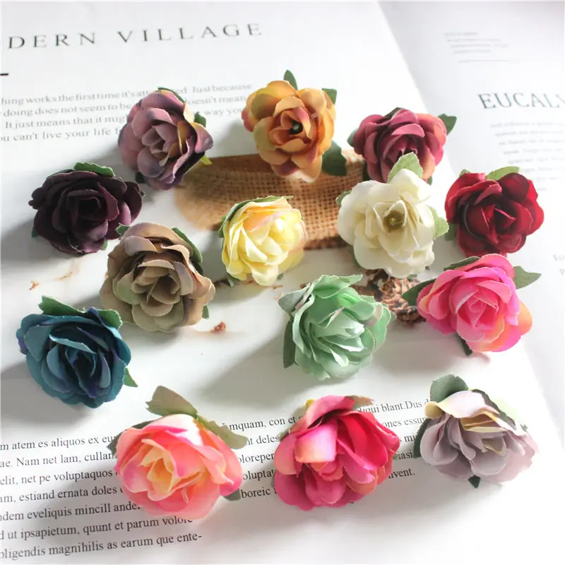 Миниатюрная имитация розы головной убор для свадьбы дома вечеринки ресторана