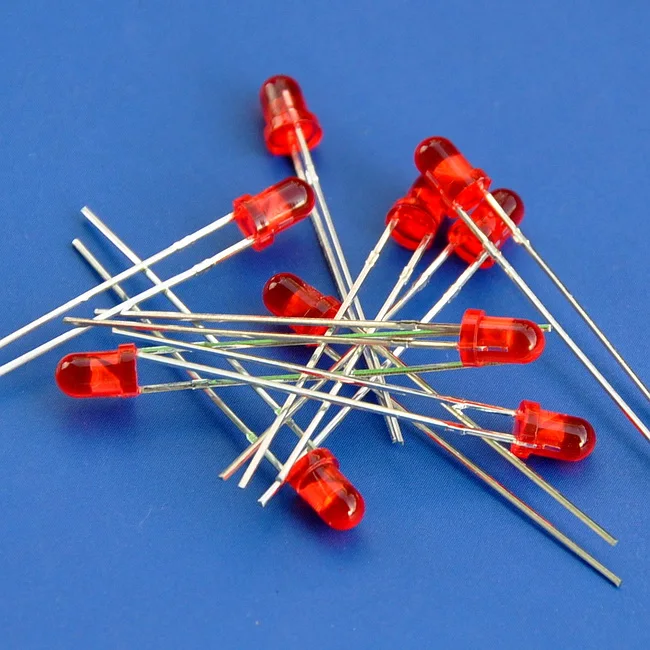 

( 1000 pcs/lot ) Diameter 3mm Normal Brightness Round Red LED