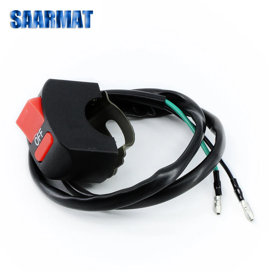 Универсальный переключатель на руль мотоцикла кнопка включения/выключения для