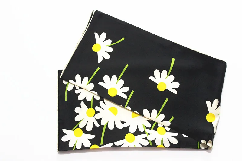 Квадратный шарф из 100% шелка новый стильный модный Шелковый 2 цвета брендовый