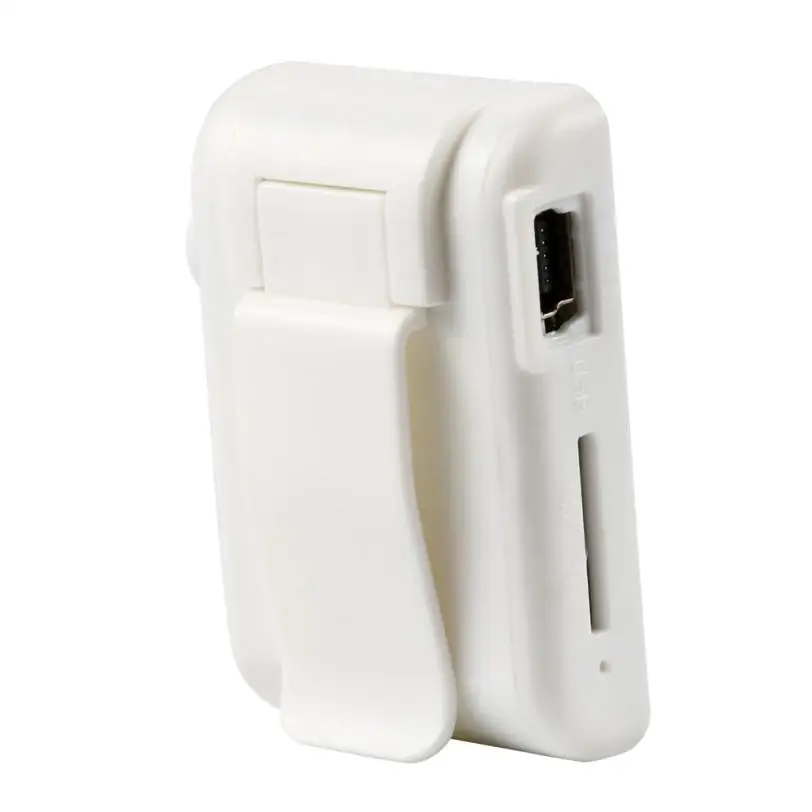 HIPERDEAL мини-клип цветочный узор MP3 плеер музыкальный медиа поддержка Micro SD TF карта BK(без памяти, без карты) Прямая поставка 1J24