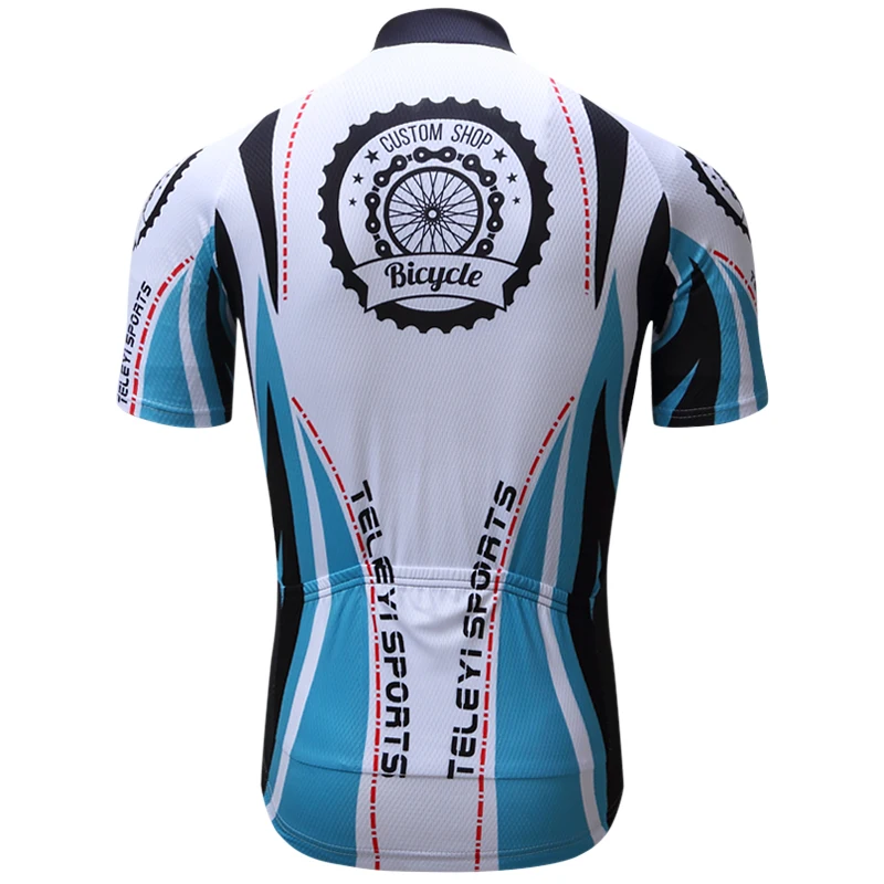 Teleyi мужские синий Велосипедный Спорт Спортивная Велосипедная форма Топ