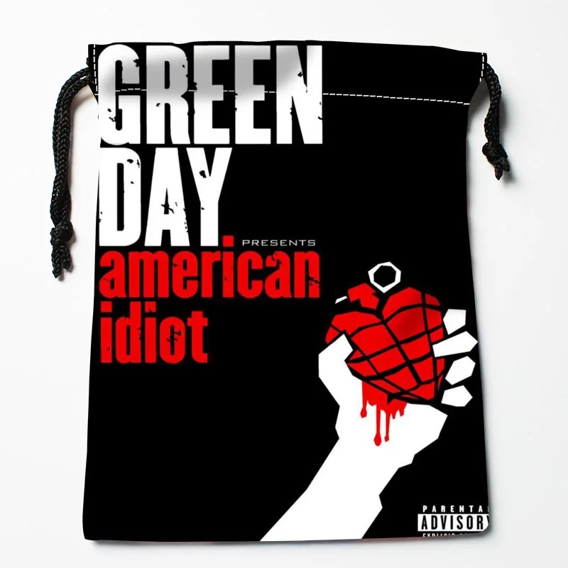 Новое поступление зеленые дневные Сумки на шнурке заказ с принтом для хранения