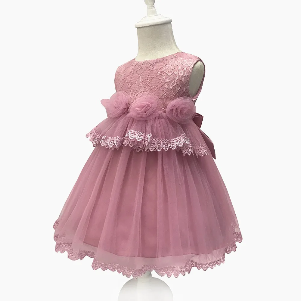 2019 высококачественное платье для церемонии маленькой девочки Детский костюм