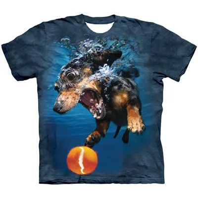 Лидер продаж забавные животные Camiseta топы футболки с изображением собак модные 3d