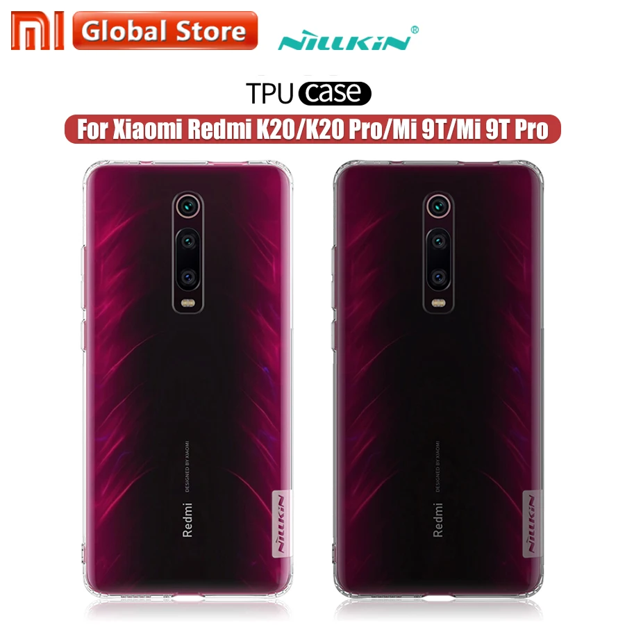 Xiaomi redmi k20 pro Чехол Nillkin натуральный прозрачный мягкий кремний ТПУ чехол для xiaomi mi 9