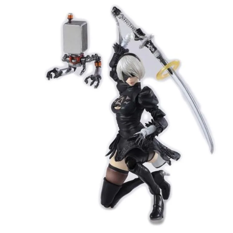 ПВХ NieR Automata YoRHa No.2 тип B 2B 15 см комикс Pa Change экшн-модель Боевая аниме фигурка