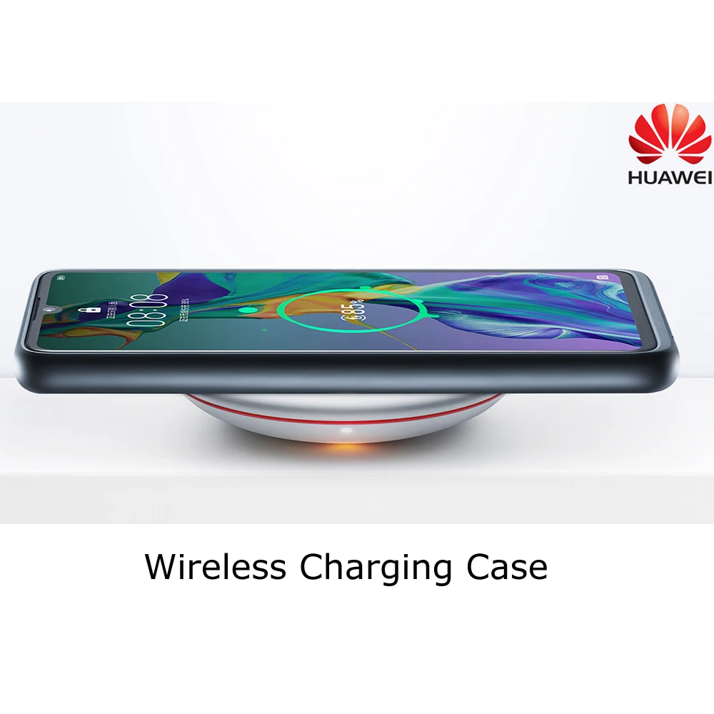 Huawei P30 беспроводной зарядный чехол 10 Вт беспроводной Быстрый зарядный чехол s huawei P30 встроенный магнитный автомобильный держатель полный задний Чехол Для Телефона