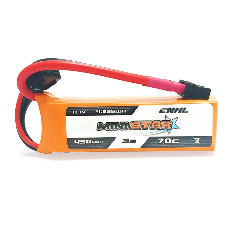 4 шт. CNHL MiniStar 450mAh 11,1 V 3S 70C Lipo батарея с XT30U вилкой