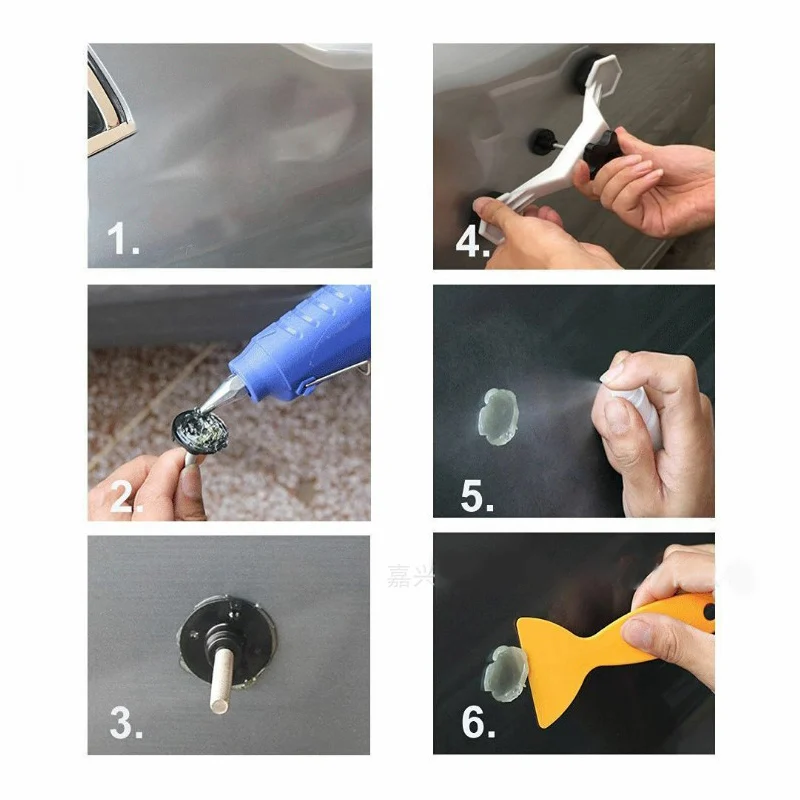 New And High Quality Car Body Dent Pit Repair Tool Kit Auto Remover Bridge Glue Puller Lifter Mini Small Tools Universal |