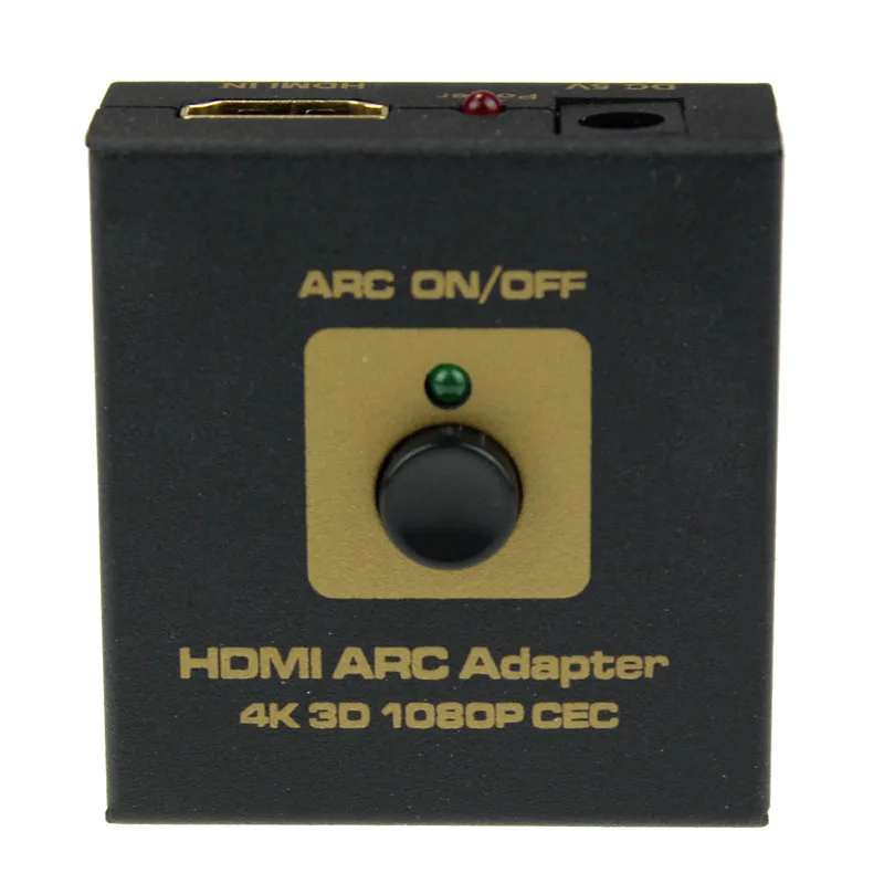 Высококачественный черный HDMI ARC адаптер к HDMI и оптический аудио конвертер 4k 3D 1080P CEC с USB к DC 5,5 мм кабель питания FE9