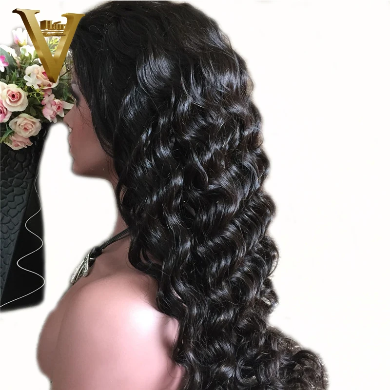 Бразильский парик с крупными волнами кружева спереди человеческие волосы парики