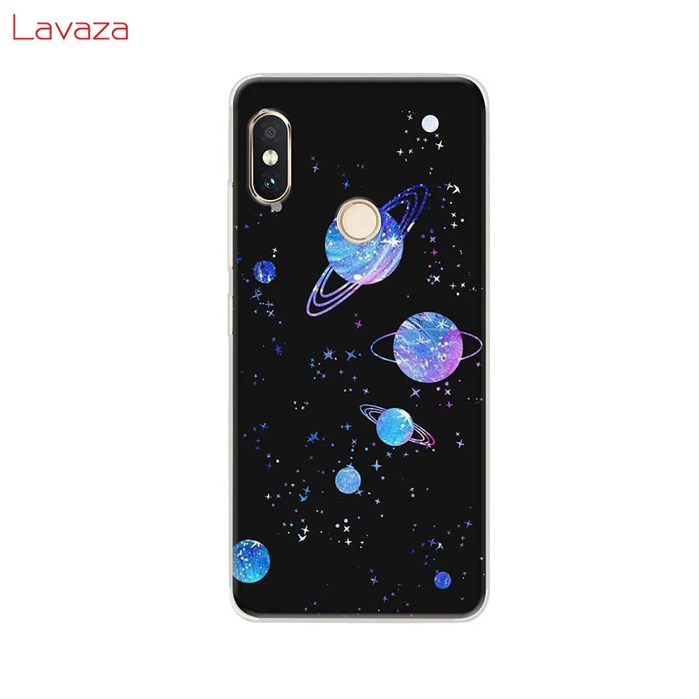Твердый чехол для телефона Lavaza черный с белой Луной и звездами Xiaomi Redmi 5A 5 Plus 6 Pro 6A