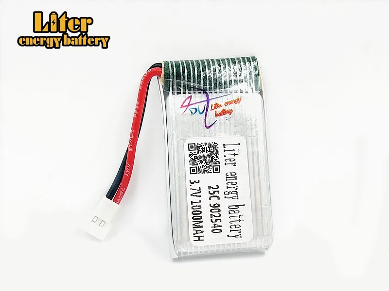 3 шт. 7 в 1000 мАч 25C Дрон литий полимерный аккумулятор 902540 для RC SYMA X5C X5SC X5SW X5HC
