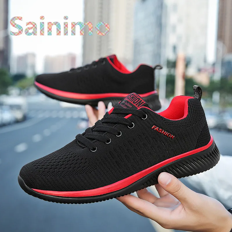 Модная Сверхлегкая дышащая повседневная обувь мужские кроссовки tenis masculino sapato