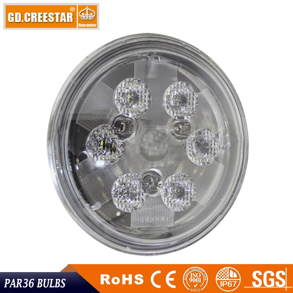 PAR36 светодиодный посадки светильник самолета 12 V/24 V IP68 6 светодиодный s 18W Светодиодный рабочий светильник s пейзаж спереди головной светильник s для трактора светильник s x1pc