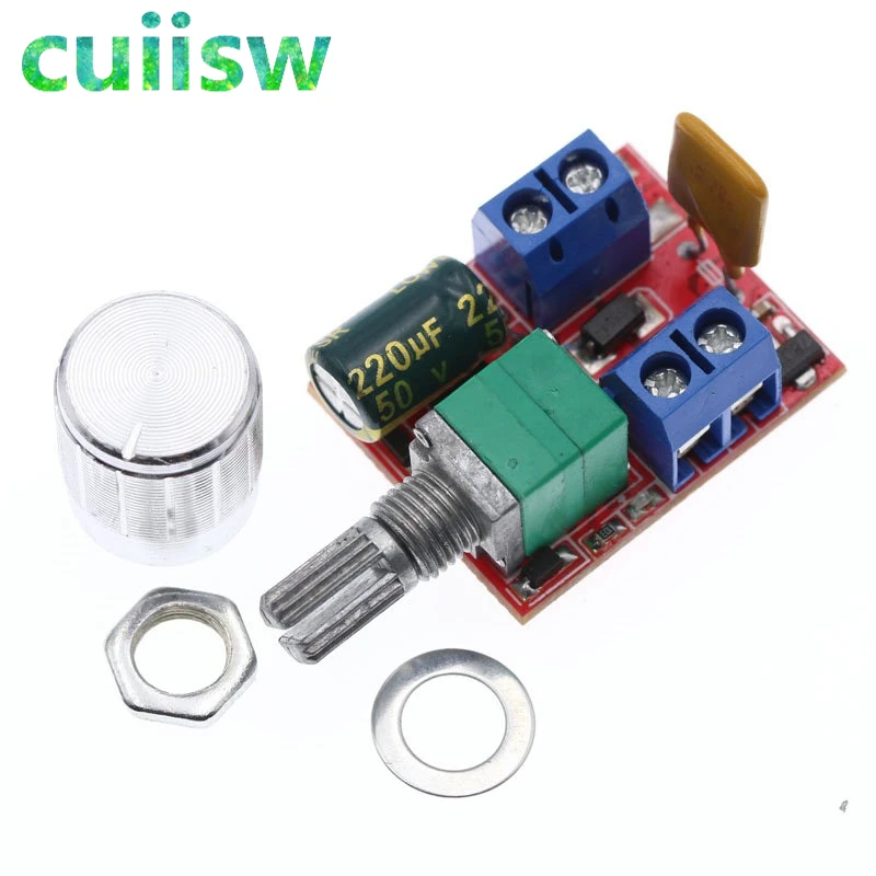 Мини контроллер скорости двигателя постоянного тока PWM Max 90 Вт 5 А 3 в 35