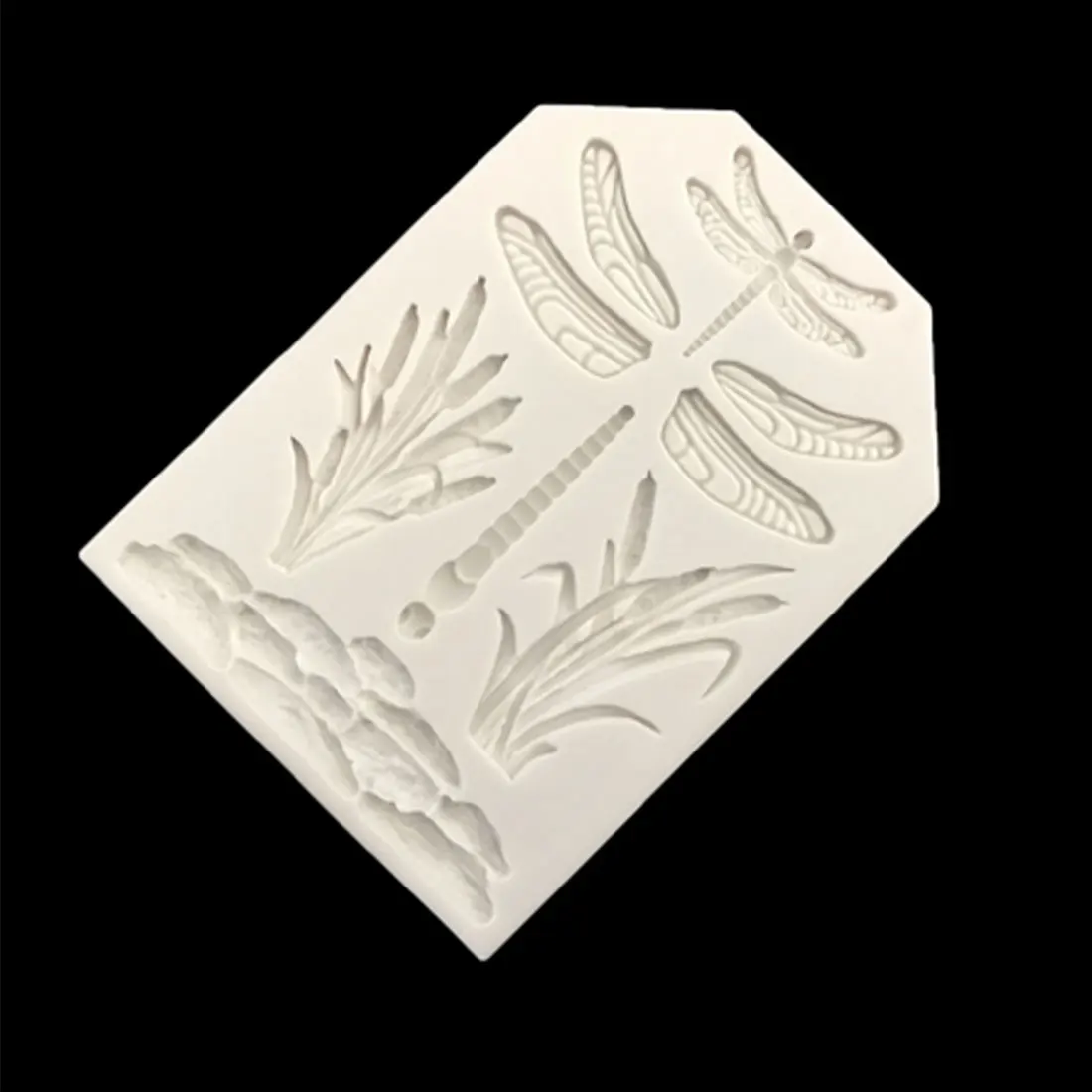 3D Dragonfly Grass Pattern Silicone Cake Mold Safe Kitchen Baking Fondant Non-stick Mould Cookie Tool | Дом и сад